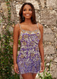 Rachel Allan 40230 Sequin Short Sleeveless Fringe Dress