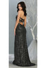 Sequined Formal Evening Gown