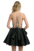 Sexy Back Interest Homecoming Dress