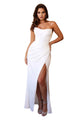 Sexy Off-Shoulder Bustier Bridal Evening Gown 2025 Elegant Formal Dress - OFF WHITE / 2 - Dress