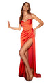 Sexy Sleeveless Bustier Prom Evening Gown 2025 Elegant Formal Dress - ORANGE / 2 - Dress