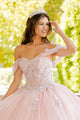Sheer Corset Sweetheart Ball Gown by Bella Princess PQ1022