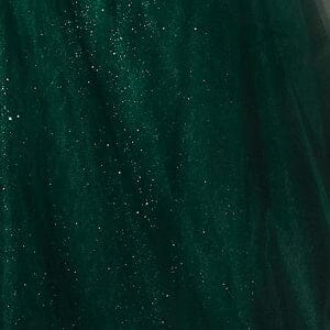 Vestido corto tipo corsé con bordado de cuentas de Poly USA 9206