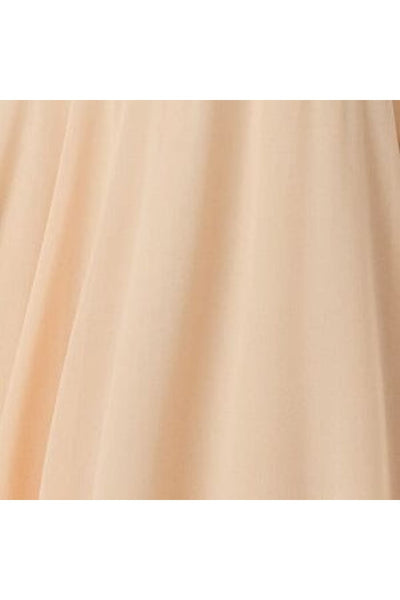 Short Beaded Dress with Pleated Waistband by Elizabeth K GS1052 - XS / Gold - Short Cocktail Dresses