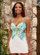 Rachel Allan 40242 Short Butterfly Beaded Dress