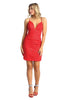 Short Dress for Homecoming - RED / 4