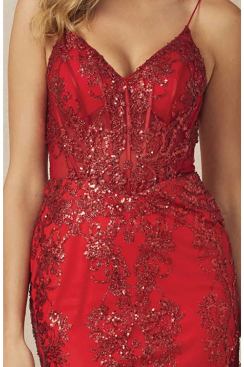 New Year's Eve Dress in Red Style 874 NYE Outfit