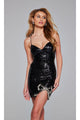 Short Homecoming Dress 39844 by Jovani - Black / 00 - Apparel & Accessories > Clothing > Dresses