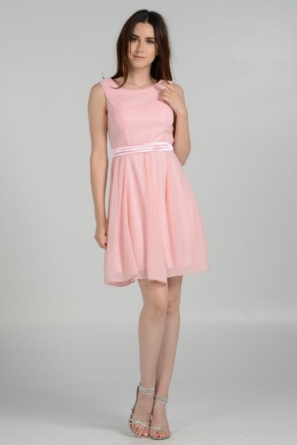 Poly USA Blush Short Cocktail Dresses