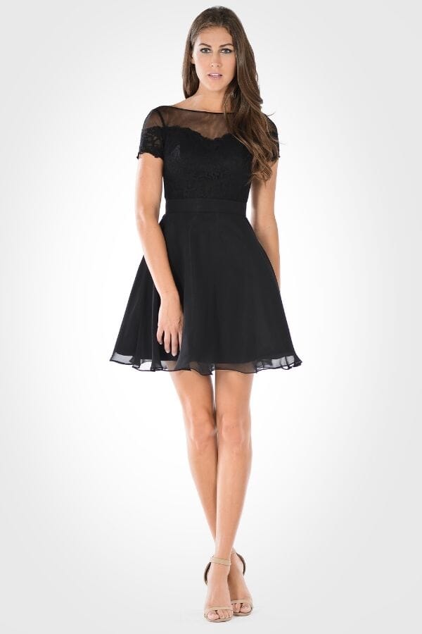 Poly USA Black Short Cocktail Dresses