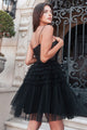 Short Off Shoulder Tiered Dress by Elizabeth K GS3511 - Short Cocktail Dresses
