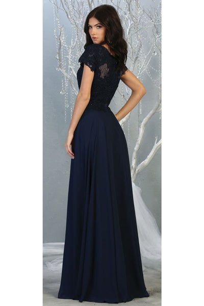 Short Sleeve Mother Of The Bride Dress