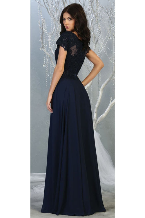 Short Sleeve Mother Of The Bride Dress