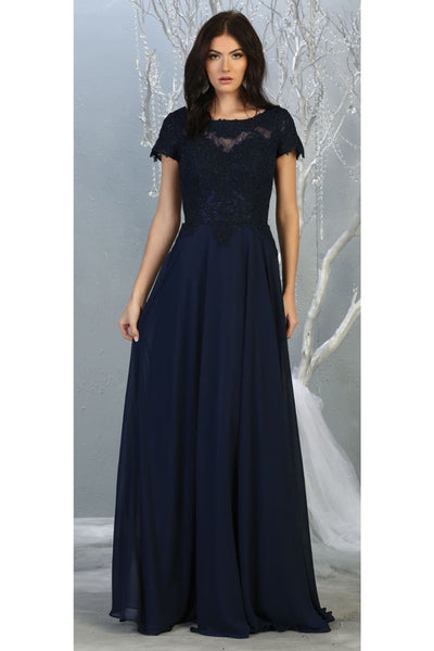 Short Sleeve Mother Of The Bride Dress