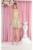 Short Spaghetti Strap Sequin Dress