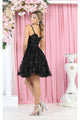 Short Spaghetti Strap Sequin Dress