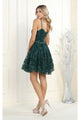 Short Spaghetti Strap Sequin Dress