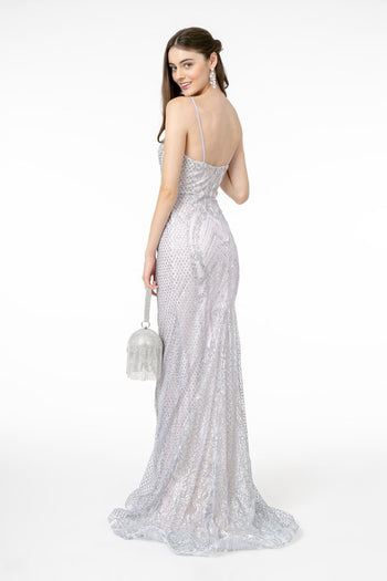 Special Occasion Silver Gown