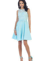 Simple & Classy Short Bridesmaids Dress