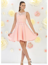 Simple & Classy Short Bridesmaids Dress
