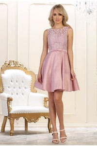 Simple & Classy Short Bridesmaids Dress