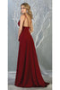 Simple Long Prom Gown And Plus Size