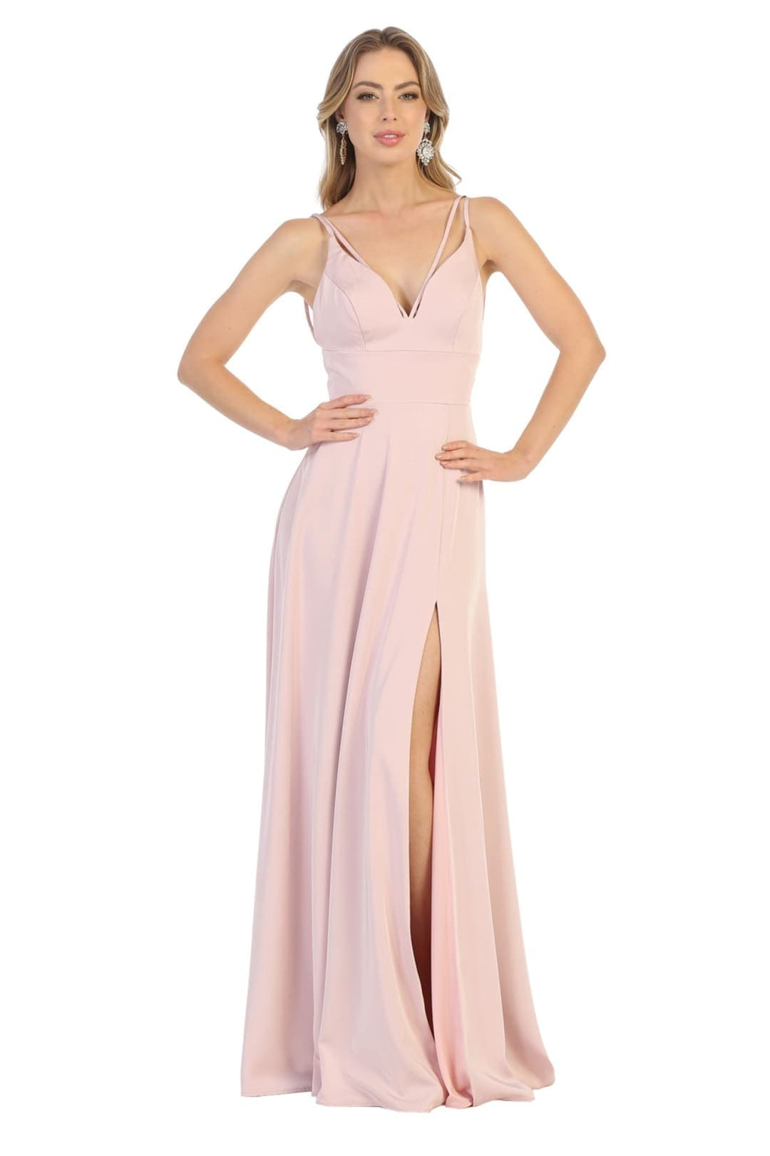 size 4 prom dress Simple Long Gown And Plus quality long prom dresses. The Long and Short bow detail Personalization:Yes
