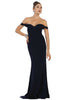 Simple Prom Designer Gown - Navy / 6