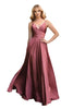 Sleeveless A-Line Bridesmaids Evening Gown 2025 Elegant Formal Dress - MAUVE ROSE / 4 - Dress