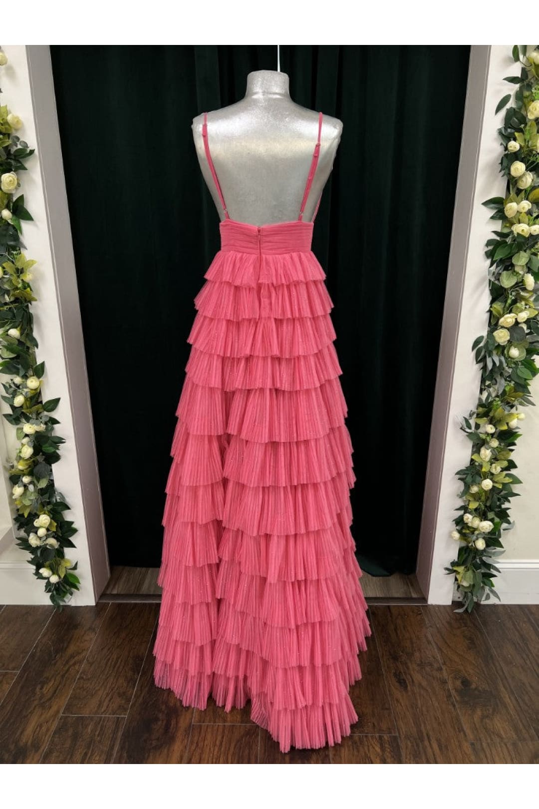 Sleeveless A-line Tiered Gown by Jovani 08480 - Long Formal Dresses