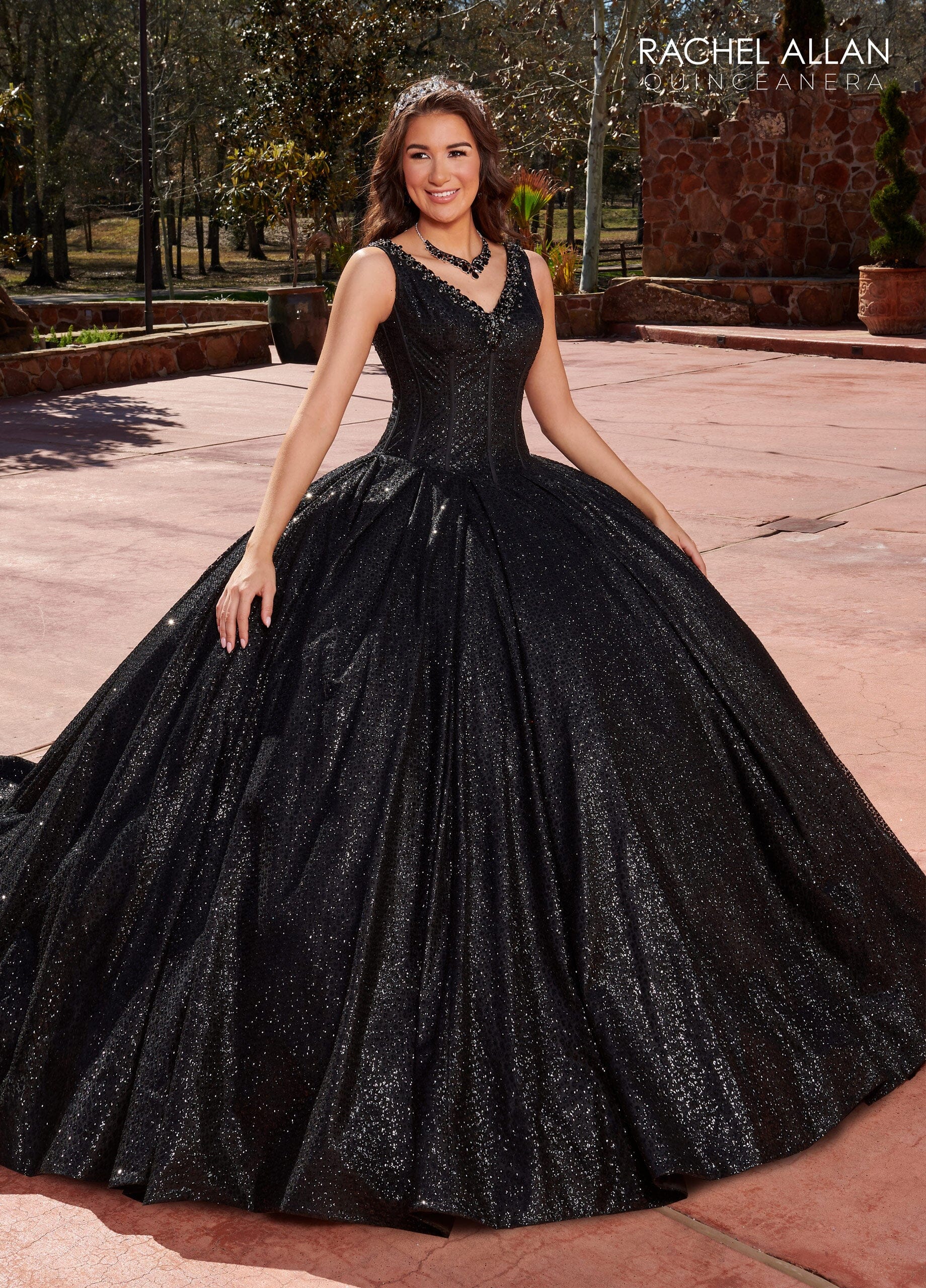 Rachel Allan RQ1127 Sleeveless Corset Quinceanera Dress