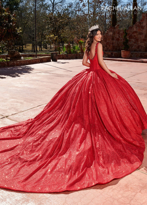 Rachel Allan RQ1127 Sleeveless Corset Quinceanera Dress