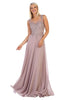 Sleeveless Lace Dress - Mauve / 4