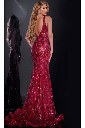 Sleeveless Long Sequin Prom Dress: Jovani 40755 - Apparel & Accessories > Clothing > Dresses
