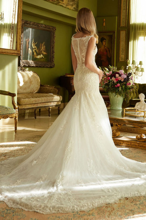 Sleeveless Mermaid Bridal Gown by GLS Gloria GL3536 - Long Formal Dresses