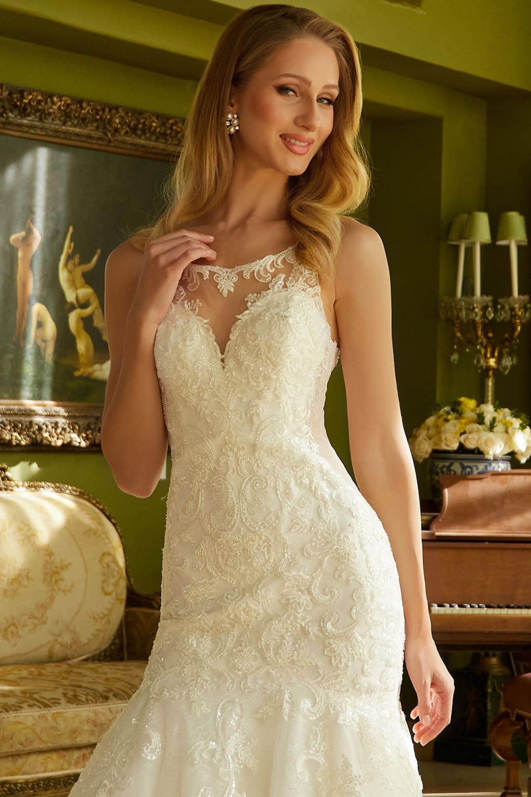 Sleeveless Mermaid Bridal Gown by GLS Gloria GL3536 - Long Formal Dresses