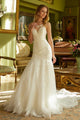 Sleeveless Mermaid Bridal Gown by GLS Gloria GL3536 - XS / Off White - Long Formal Dresses