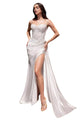 Sleeveless Satin Bridal Dress 2025 Elegant Wedding Gown - Prom