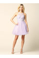 Prom Short Halter Homecoming Cocktail Dress - The Dress Outlet