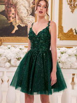 Sorority Formal Dress For Rush By Ladivine 9245 Short Outfit