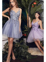 Sorority Formal Dress For Rush By Ladivine 9245 Short Outfit