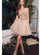 Sorority Formal Dress For Rush By Ladivine 9245 Short Outfit
