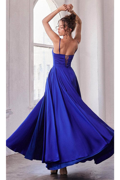 Ladivine B8402 - Spaghetti Strap Prom Gown - Prom