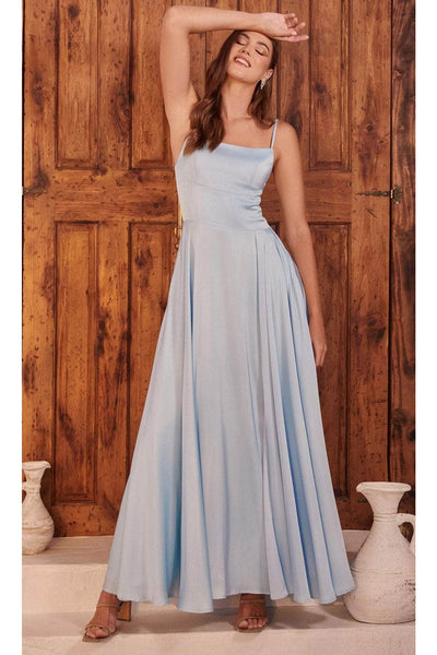 Ladivine B8402 - Spaghetti Strap Prom Gown - Prom