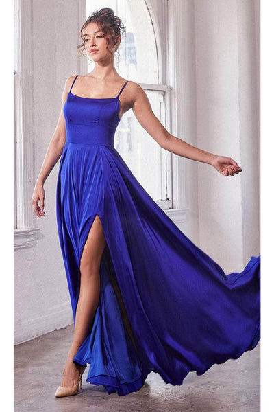 Ladivine B8402 - Spaghetti Strap Prom Gown - Prom