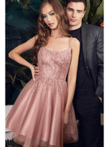 Sorority Formal Dress For Rush By Ladivine CD0212 Short Outfit