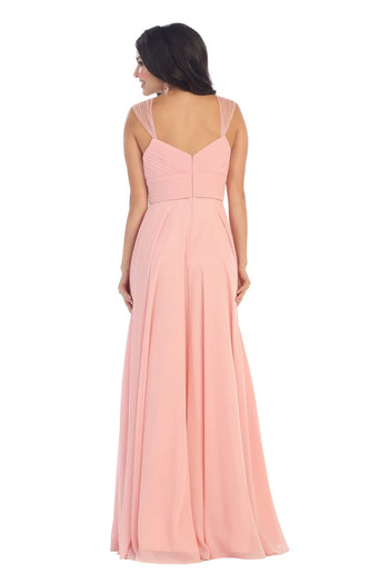 Sorority Formal Dress For Rush By May Queen MQ1275 Long Outfit - Dress