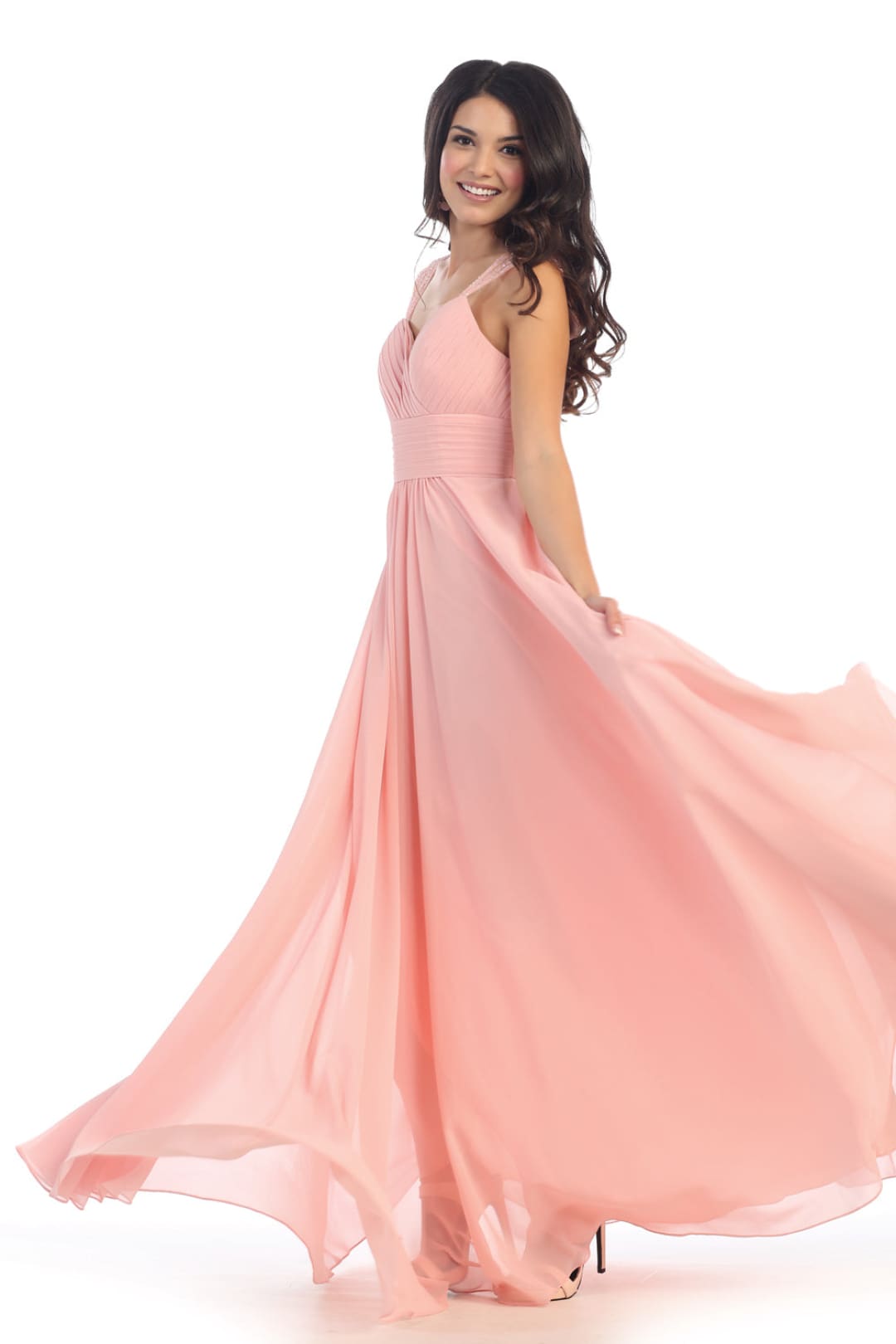 Sorority Formal Dress For Rush By May Queen MQ1275 Long Outfit - Dress