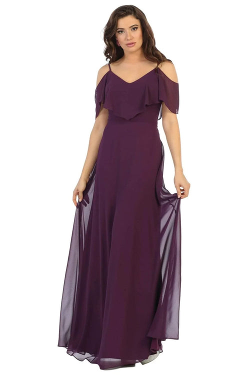 Sorority Formal Dress For Rush By May Queen MQ1686 Long Outfit - Dress