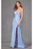 Spaghetti Strap Ruched Prom Gown by Juliet JT2434A - Dress